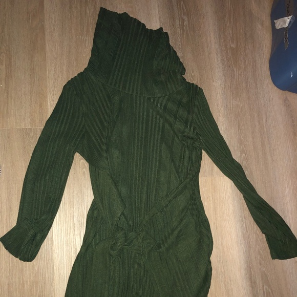 Knit like Turtle Neck Dress - Picture 1 of 2